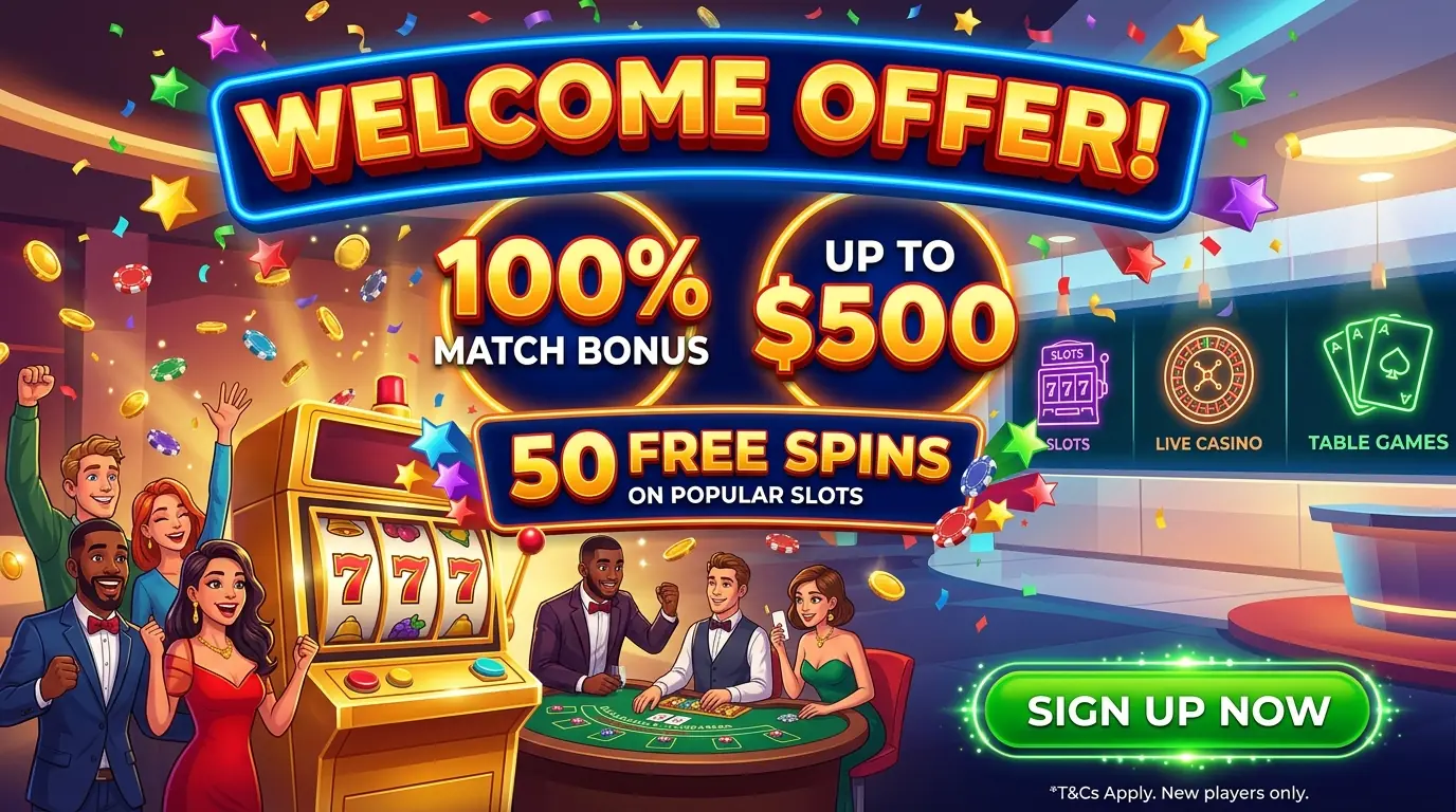 Nine casino tilbud til nye spillere